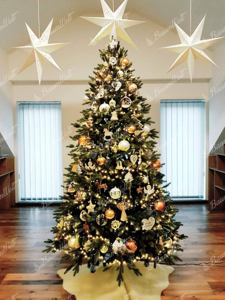 Künstlicher Weihnachtsbaum 3D Alpenfichte 240cm