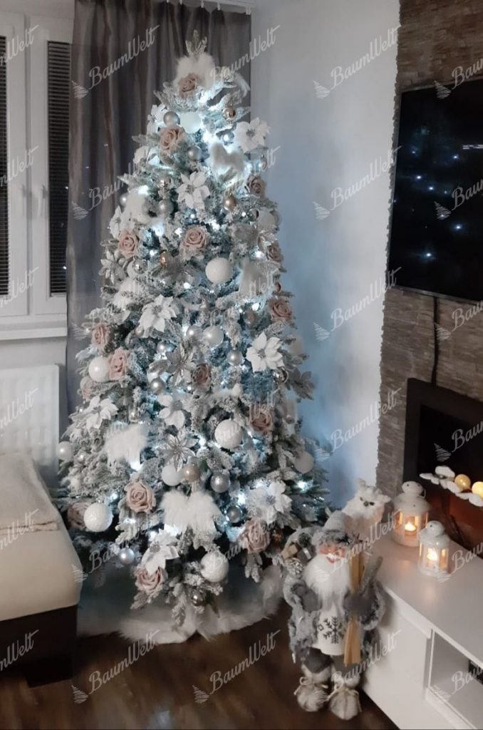 Künstlicher Weihnachtsbaum 3D Königsfichte 210 cm