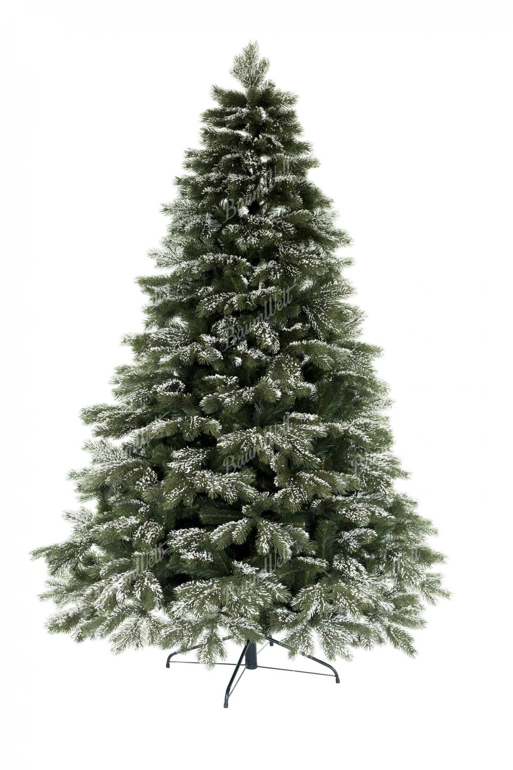 Künstlicher Weihnachtsbaum 3D Tränen-Kiefer mit Kunstschnee 180cm