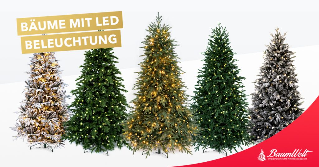 Baume mit LED Beleuchtung