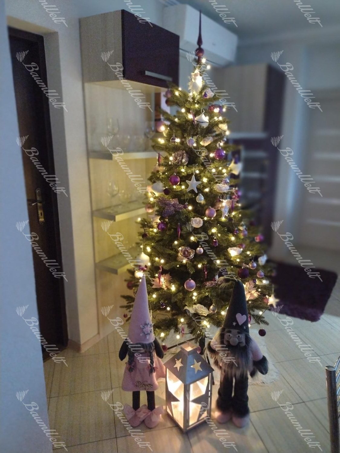 Künstlicher Weihnachtsbaum 3D Alpenfichte 180cm