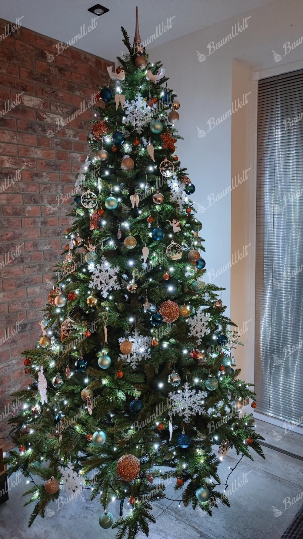 Künstlicher Weihnachtsbaum 3D Kaukasus-Tanne 240cm