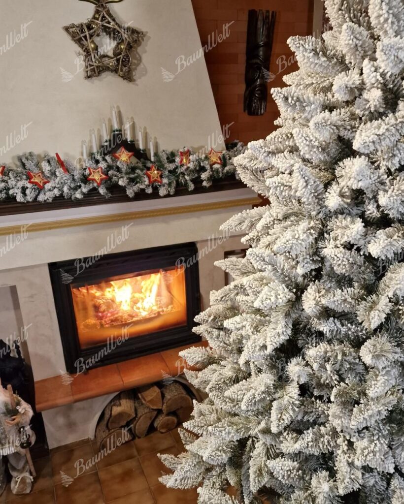 Künstlicher Weihnachtsbaum weiss Fichte