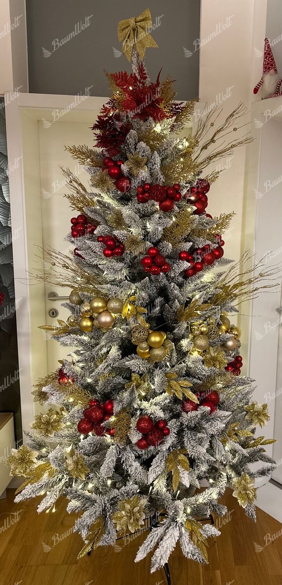 Künstlicher Weihnachtsbaum Weiß-Fichte 220cm