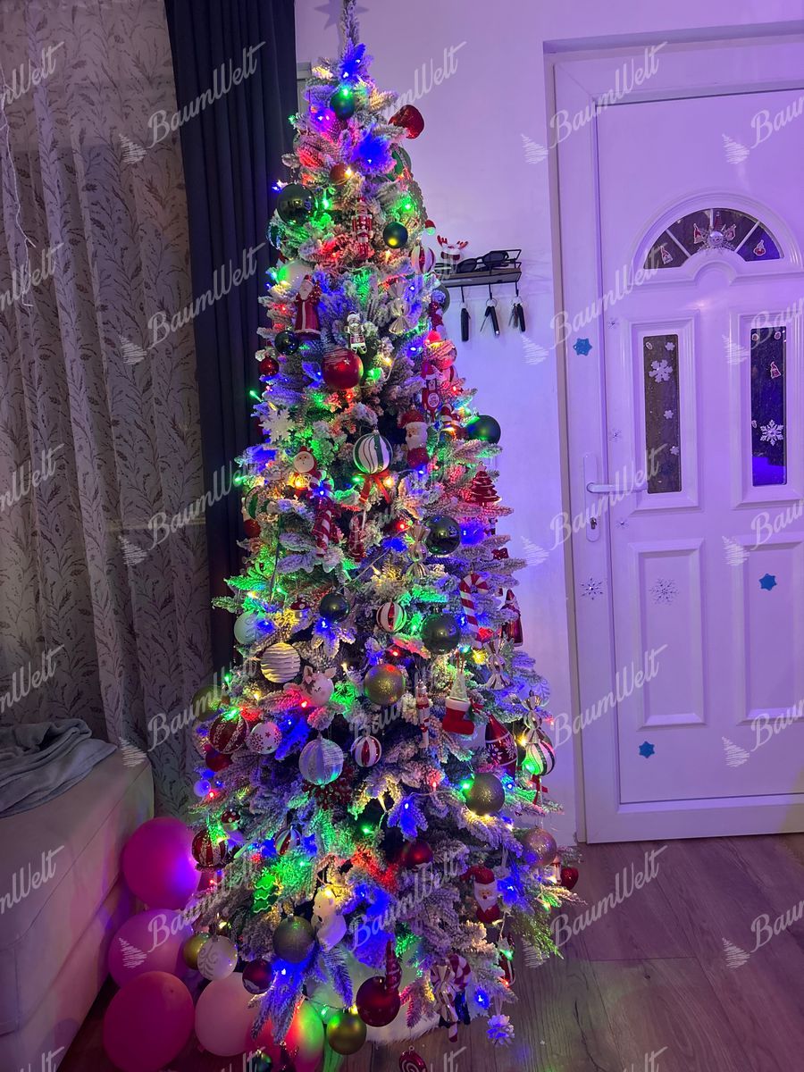 Weihnachtsbaum 3D-Königsfichte schlank 210cm