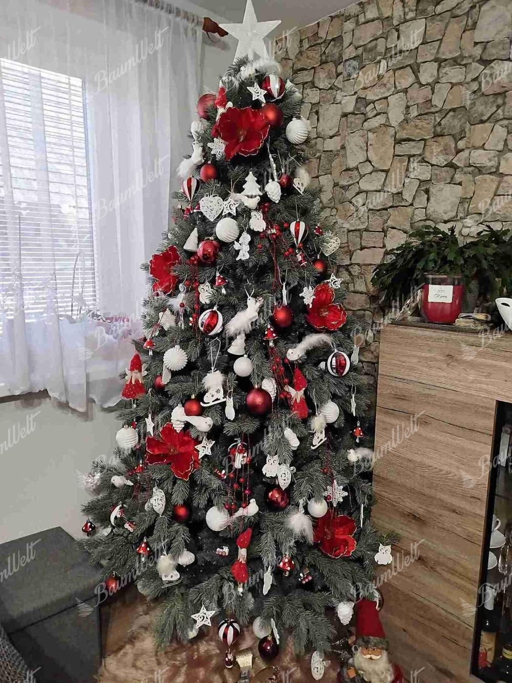Weihnachtsbaum 3D-Silberkiefer 210cm