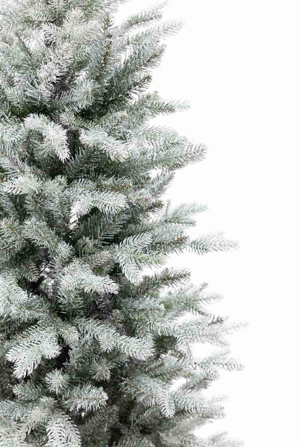 Künstlicher Weihnachtsbaum 3D Frostige Fichte im Topf 150cm